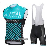 2018 Gilet Coupe-vent Vital Concept Alphatech Bleu et Noir