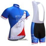 2018 Maillot Ciclismo France Manches Courtes et Cuissard