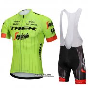 2018 Maillot Ciclismo Trek Segafredo Vert Manches Courtes et Cuissard