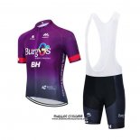 2020 Maillot Ciclismo Burgos BH Fuchsia Manches Courtes et Cuissard