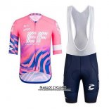 2020 Maillot Ciclismo Ef Education First Rose Manches Courtes et Cuissard