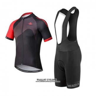 2020 Maillot Ciclismo Merida Rouge Noir Manches Courtes et Cuissard1