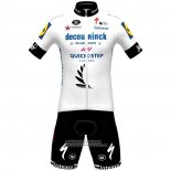 2021 Maillot Cyclisme Deceuninck Quick Step Champion Nouvelle Zelande Manches Courtes et Cuissard