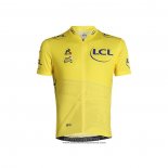 2021 Maillot Cyclisme Tour de France Jaune Manches Courtes et Cuissard