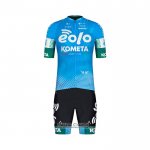 2022 Maillot Cyclisme Eolo Komet Azur Manches Courtes et Cuissard