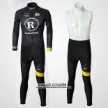 2010 Maillot Ciclismo Radioshackp Noir Manches Longues et Cuissard