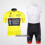 2012 Maillot Ciclismo Radioshack Lider Jaune Manches Courtes et Cuissard