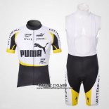 2013 Maillot Ciclismo Puma Noir et Blanc Manches Courtes et Cuissard