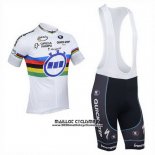 2013 Maillot Ciclismo UCI Mondo Champion Lider Quick Step Manches Courtes et Cuissard