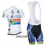 2014 Maillot Ciclismo Orica GreenEDGE Champion Afrique Du Sud Manches Courtes et Cuissard