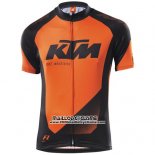 2015 Maillot Ciclismo KTM Noir Orange Manches Courtes et Cuissard