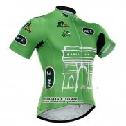 2015 Maillot Ciclismo Tour de France Vert Manches Courtes et Cuissard