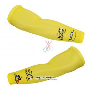 2015 Tour de France Manchettes Ciclismo Blanc Jaune