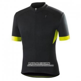 2016 Maillot Ciclismo Specialized Brillant Noir Manches Courtes et Cuissard