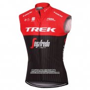 2017 Gilet Coupe-vent Trek Segafredo Rouge et Noir