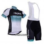 2017 Maillot Ciclismo Bora Profond Blanc Manches Courtes et Cuissard