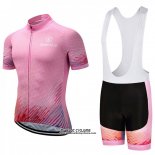 2018 Maillot Ciclismo Sobycle Rose Manches Courtes et Cuissard