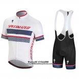 2018 Maillot Ciclismo Specialized Blanc Rouge Violet Manches Courtes et Cuissard(1)