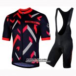 2019 Maillot Ciclismo Nalini Descesa 2.0 Noir Rouge Manches Courtes et Cuissard