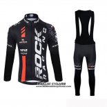 2019 Maillot Ciclismo Rock Racing SIDI Noir Manches Longues et Cuissard