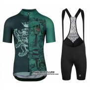 2020 Maillot Ciclismo Assos Fastlane Wyndymilla Vert Manches Courtes et Cuissard