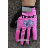 2020 Tinkoff Gants Doigts Longs Rose