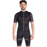 2022 Maillot Cyclisme Campagnolo Noir Manches Courtes et Cuissard