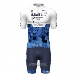 2022 Maillot Cyclisme Israel Cycling Academy Bleu Blanc Manches Courtes et Cuissard 2022 Maillot Cyclisme Israel Cycling Academy Bleu Blanc Manches Courtes et Cuissard