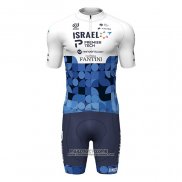 2022 Maillot Cyclisme Israel Cycling Academy Bleu Blanc Manches Courtes et Cuissard