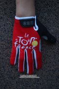 Tour de France Gants Doigts Longs Ciclismo Rouge