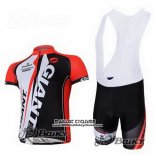 2011 Maillot Ciclismo Giant Rouge et Noir Manches Courtes et Cuissard