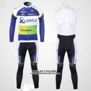 2012 Maillot Ciclismo GreenEDGE Champion Oceania Manches Longues et Cuissard
