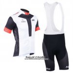 2013 Maillot Ciclismo Nalini Noir et Blanc Manches Courtes et Cuissard