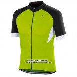 2015 Maillot Ciclismo Specialized Noir et Vert Manches Courtes et Cuissard