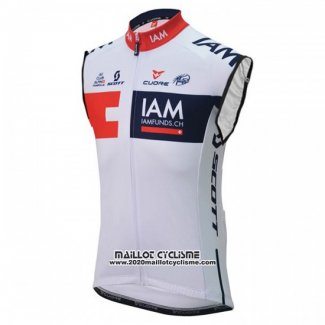 2016 Gilet Coupe-vent IAM Blanc et Bleu