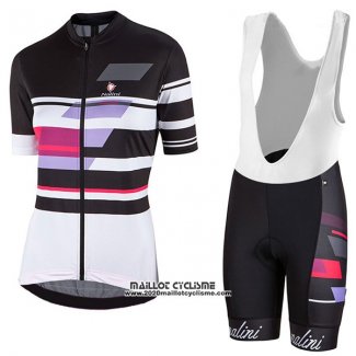 2017 Maillot Ciclismo Femme Nalini Dolomiti Noir Manches Courtes et Cuissard