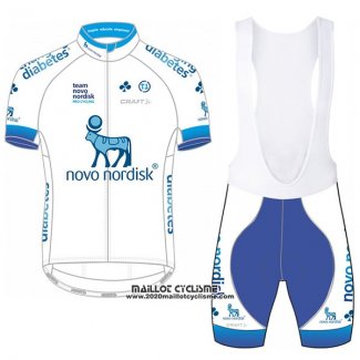 2017 Maillot Ciclismo Novo Nordisk Blanc Manches Courtes et Cuissard