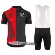 2018 Maillot Ciclismo Assos SS.Capeepicxc Rouge Manches Courtes et Cuissard