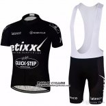 2018 Maillot Ciclismo Etixx Quick Step Noir Manches Courtes et Cuissard