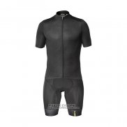 2021 Maillot Cyclisme Mavic Noir Manches Courtes et Cuissard