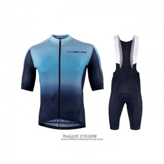 2021 Maillot Cyclisme Nalini Bleu Manches Courtes et Cuissard