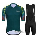 2021 Maillot Cyclisme Ralph Fonce Vert Manches Courtes et Cuissard