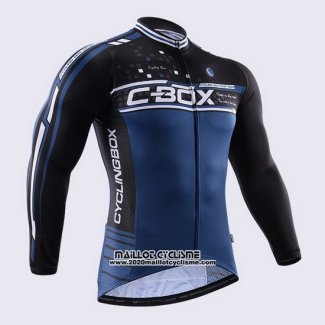 2015 Maillot Ciclismo Fox Cyclingbox Bleu Manches Longues et Cuissard