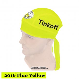 2015 Saxo Bank Tinkoff Foulard Ciclismo Lumiere Jaune