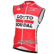 2016 Gilet Coupe-vent Lotto Rouge et Blanc