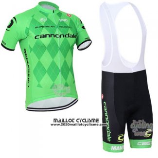 2016 Maillot Ciclismo Canonodale Vert Manches Courtes et Cuissard