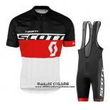 2016 Maillot Ciclismo Scott Jaune et Blanc Manches Courtes et Cuissard