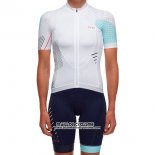 2017 Maillot Ciclismo Femme MAAP Blanc Manches Courtes et Cuissard