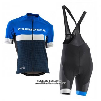 2017 Maillot Ciclismo Femme Orbea Noir et Bleu Manches Courtes et Cuissard