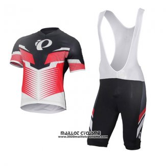 2017 Maillot Ciclismo Pearl Izumi Blanc et Rouge Manches Courtes et Cuissard